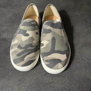 Camo slip on shoes